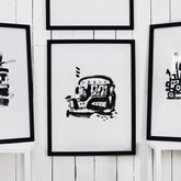 Philippine Jeepney Framed Art Print